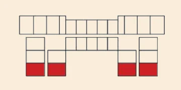 Sơ đồ vị trí các căn 2 phòng ngủ góc 70,7 m²