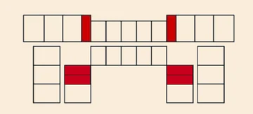 Sơ đồ vị trí các căn Studio trên mặt bằng tầng